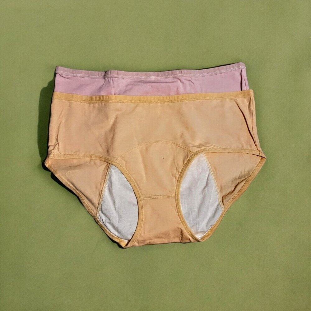 High Cut Panties Women's Size XL (14-16) Peach Pink Gift Teen Stretch Comfort - Picture 4 of 7